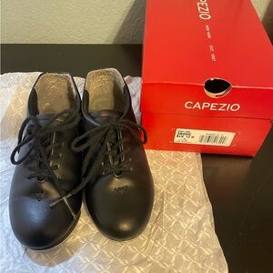 Capezio Black Lace-Up Shoes